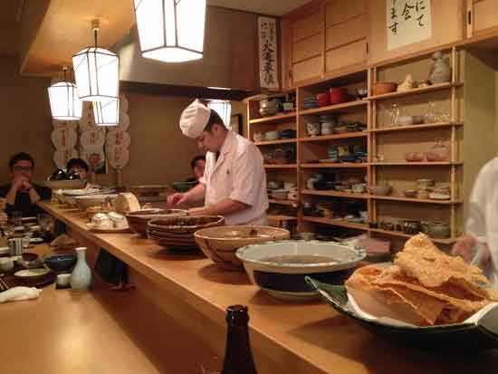 일본 오마카세 식당 모습