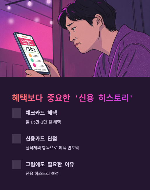 혜택보다 중요한 신용 히스토리