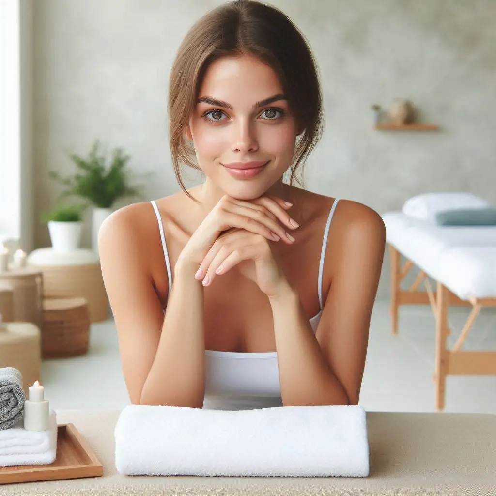 피부,체형관리 샵 배경