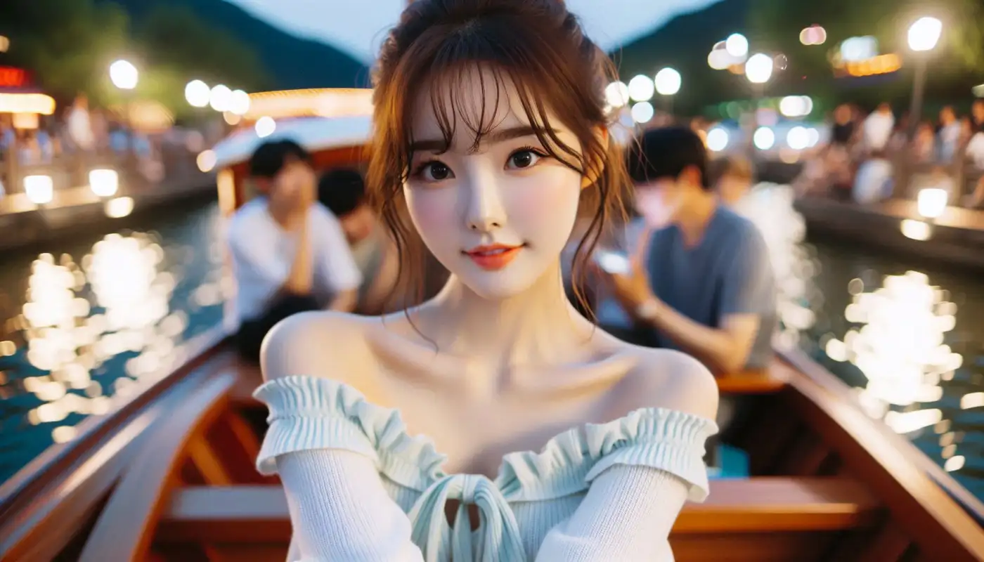 타이베이-여행-일정을-알아보고-관광하는-여성의-모습