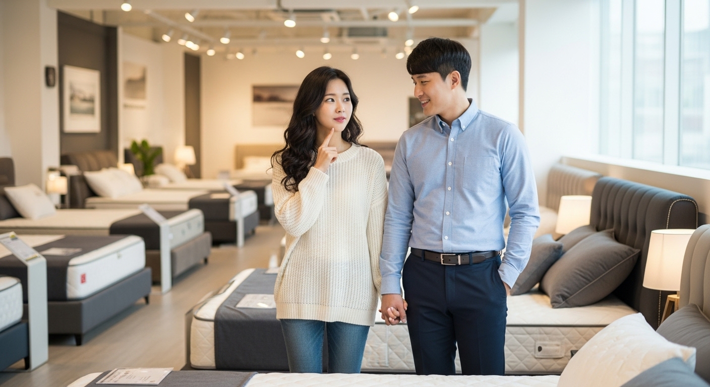 퀸사이즈 침대 프레임