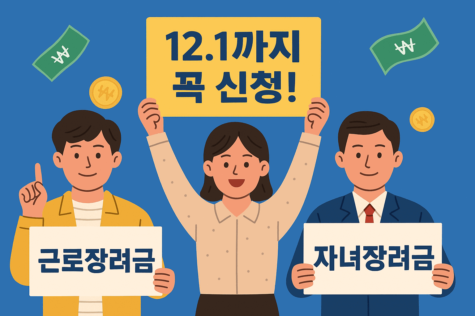 2025 근로&middot;자녀장려금 마지막 신청방법