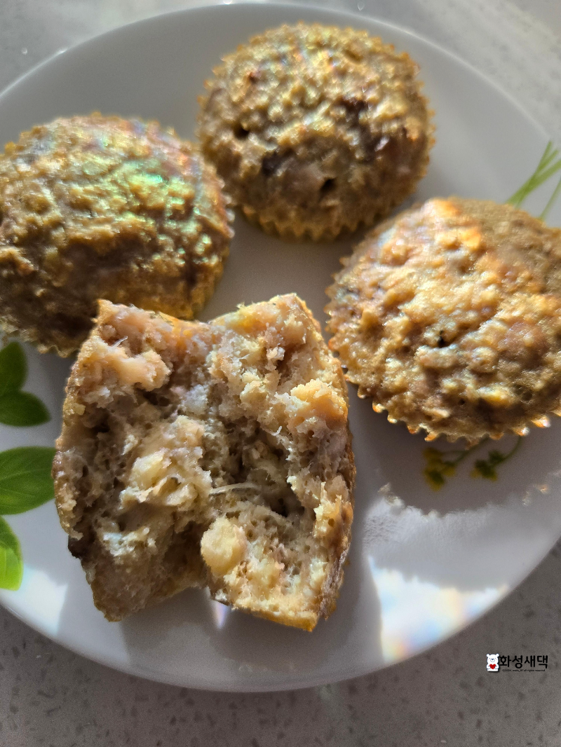 바나나-오트밀-머핀