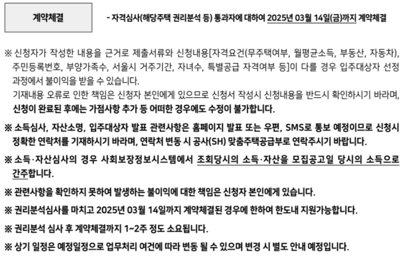 SH 보증금지원형 장기안심주택 신청방법