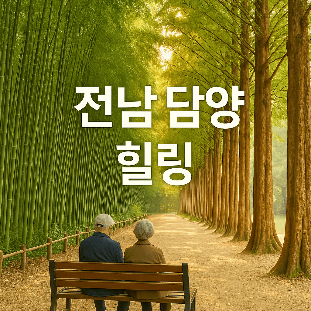 60대 이상 추천 여행지 전남 담양