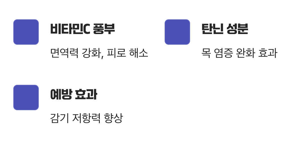비타민C 충전, 면역력 지킴이 '모과차'