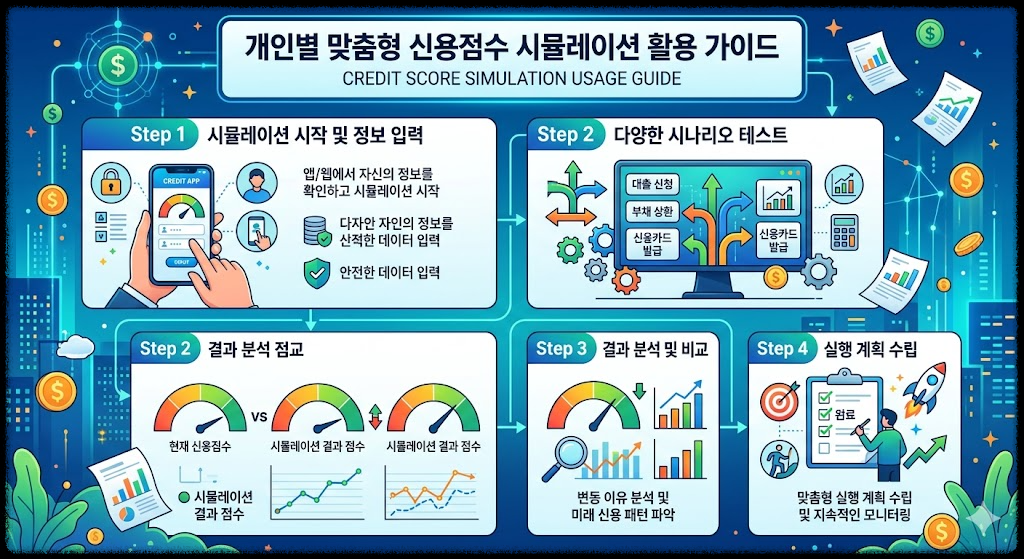 개인별 맞춤형 신용점수 시뮬레이션 활용 가이드