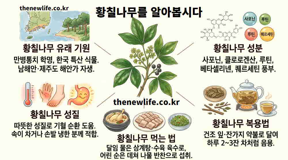 황칠나무 효능 기본정보