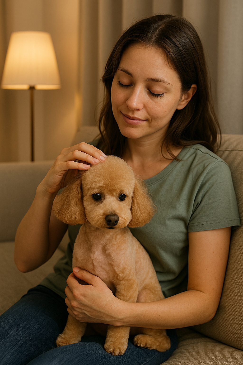 강아지 미용 후 스트레스 완화 케어 방법 사진