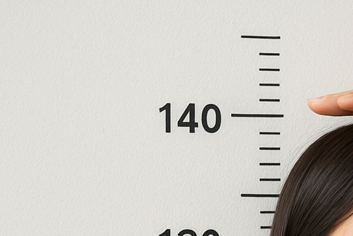 아이의 키재는 모습