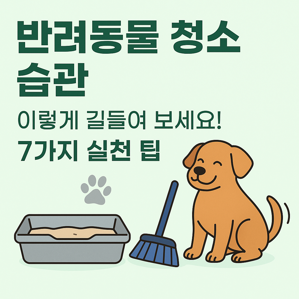 이렇게 길들여 보세요! 7가지 실천 팁