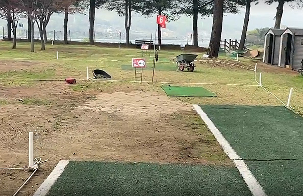 강변 따라 힐링 서종파크골프장