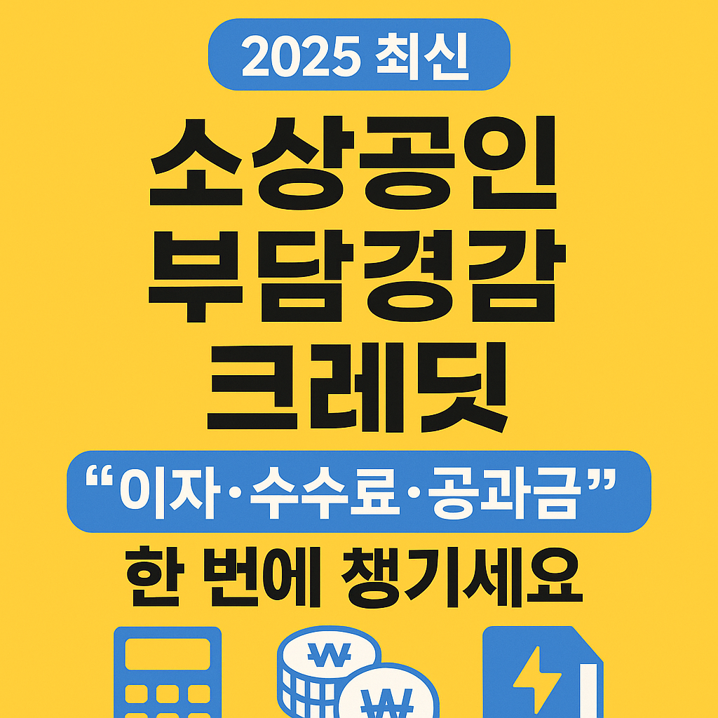 소상공인부담경감크레딧