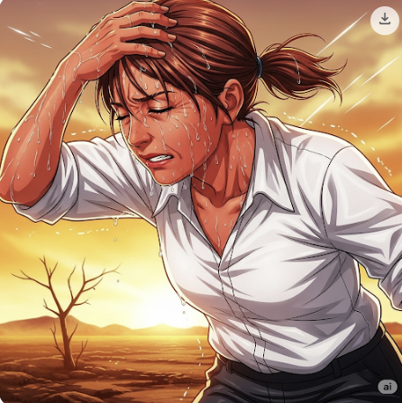 더운 여름철, 체내 전해질이 부족할 때 나타나는 신호 관련 사진