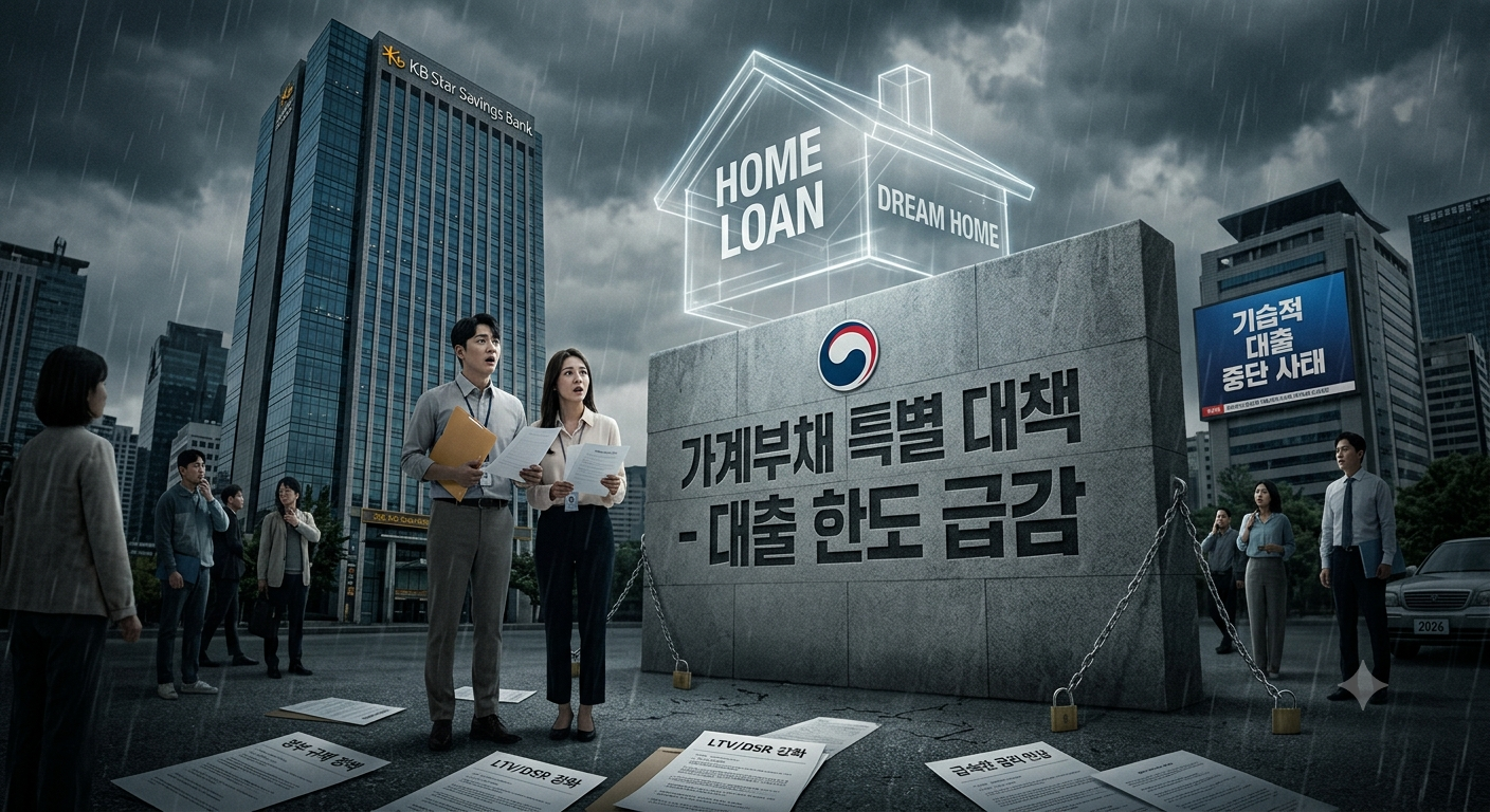 정부의 기습적인 대출 규제 강화