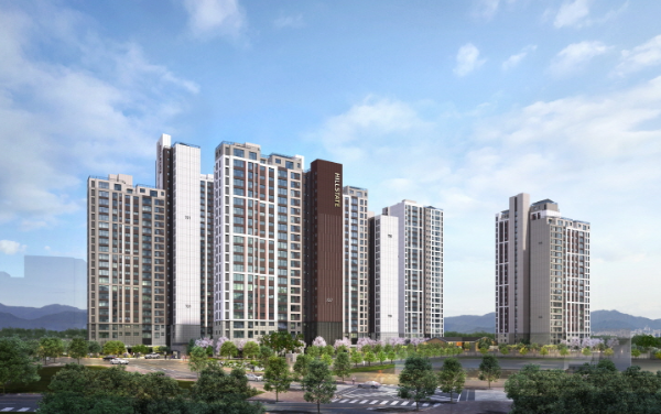 단지 조감도 이미지입니다.