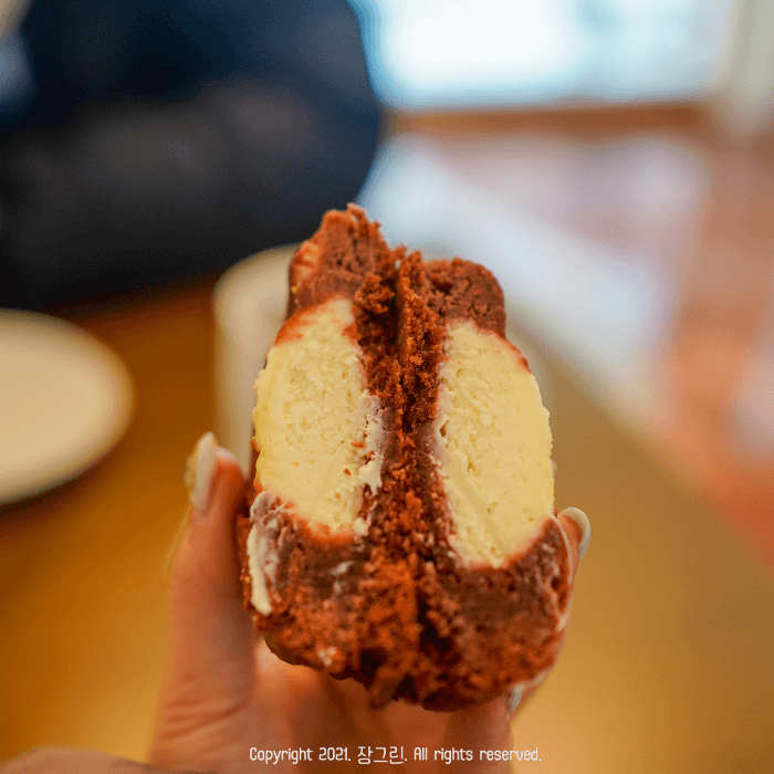 레드벨벳쿠키-단면