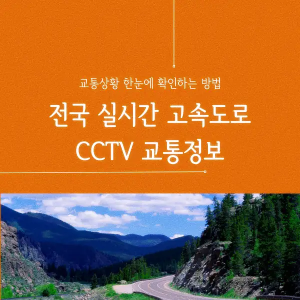 전국 실시간 고속도로 CCTV 교통정보