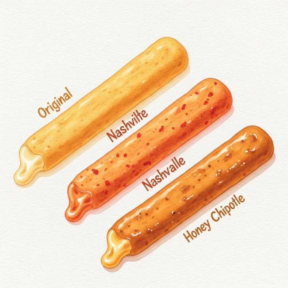오리지널, 내슈빌, 허니 치폴레 맛 치즈스틱