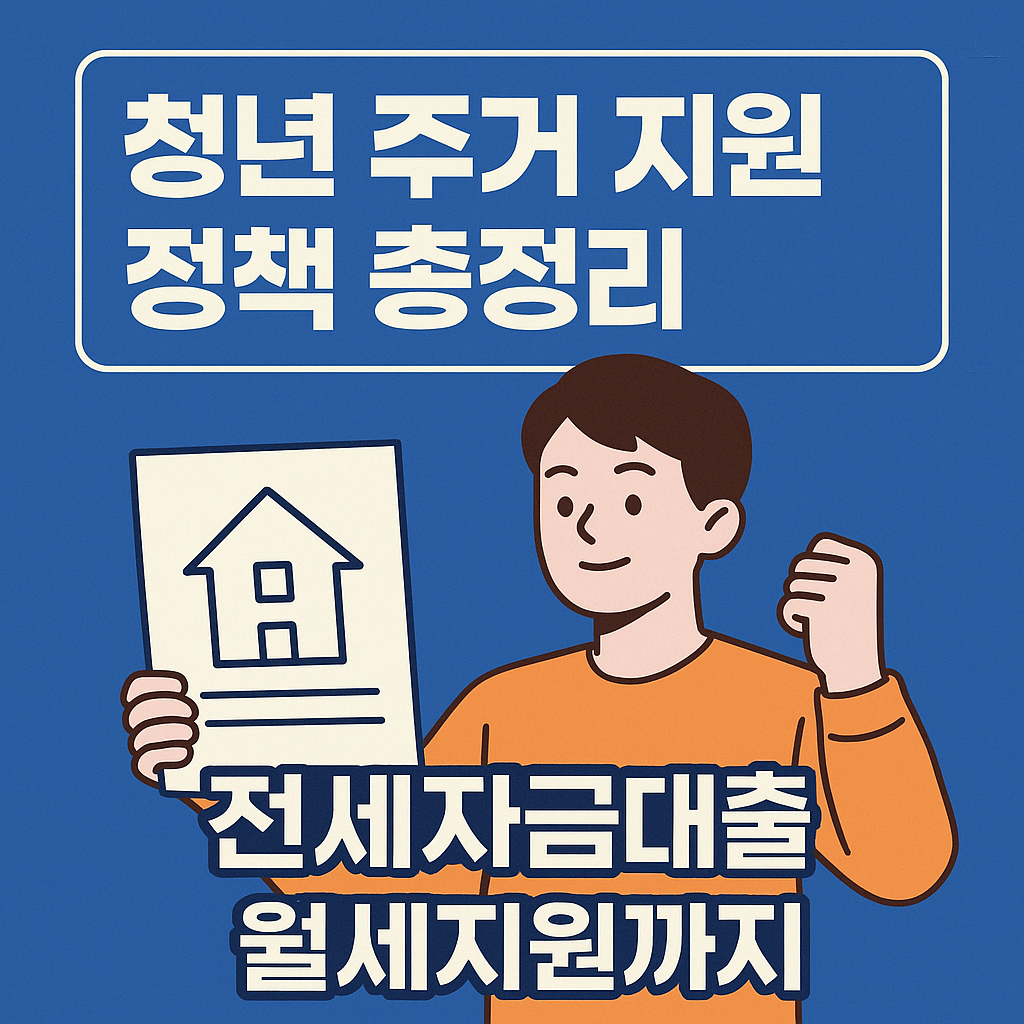 청년 주거 지원 정책 총정리 – 전세자금대출부터 월세지원까지