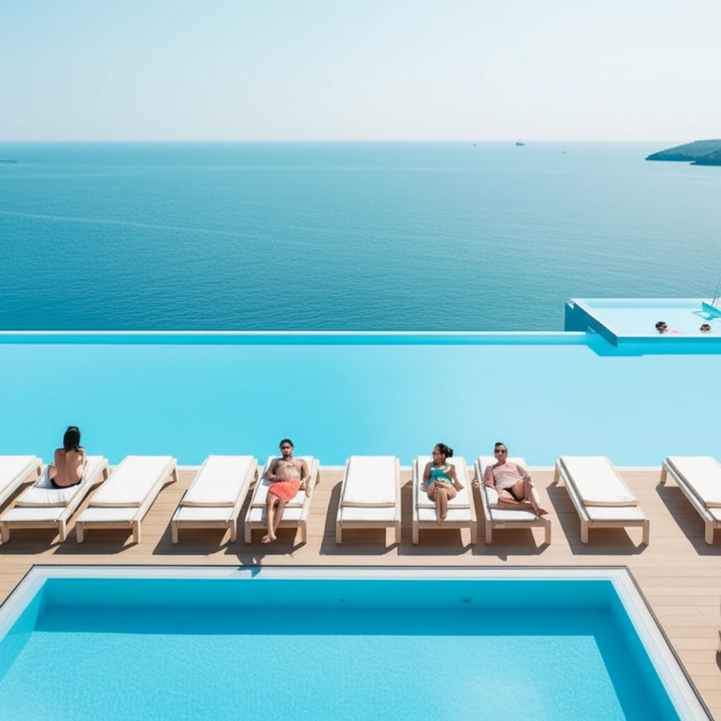 미야코지마 오션뷰 호텔: 야외 인피니..