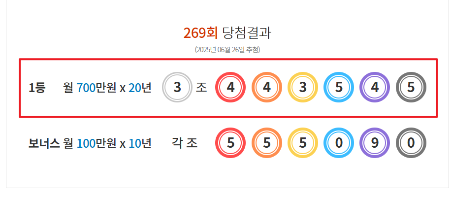 연금복권 실수령액2