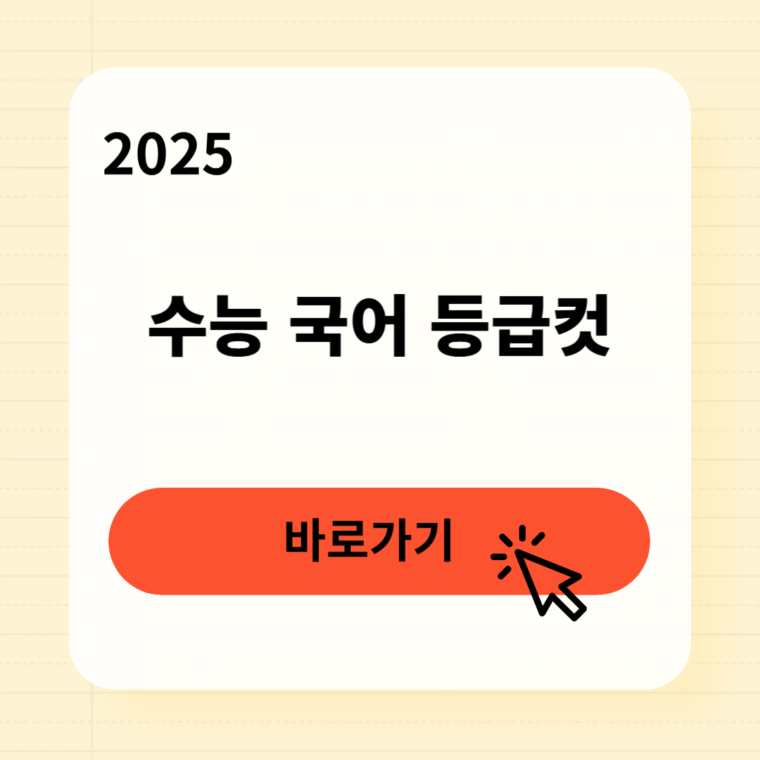 수능 국어 등급컷 원점수