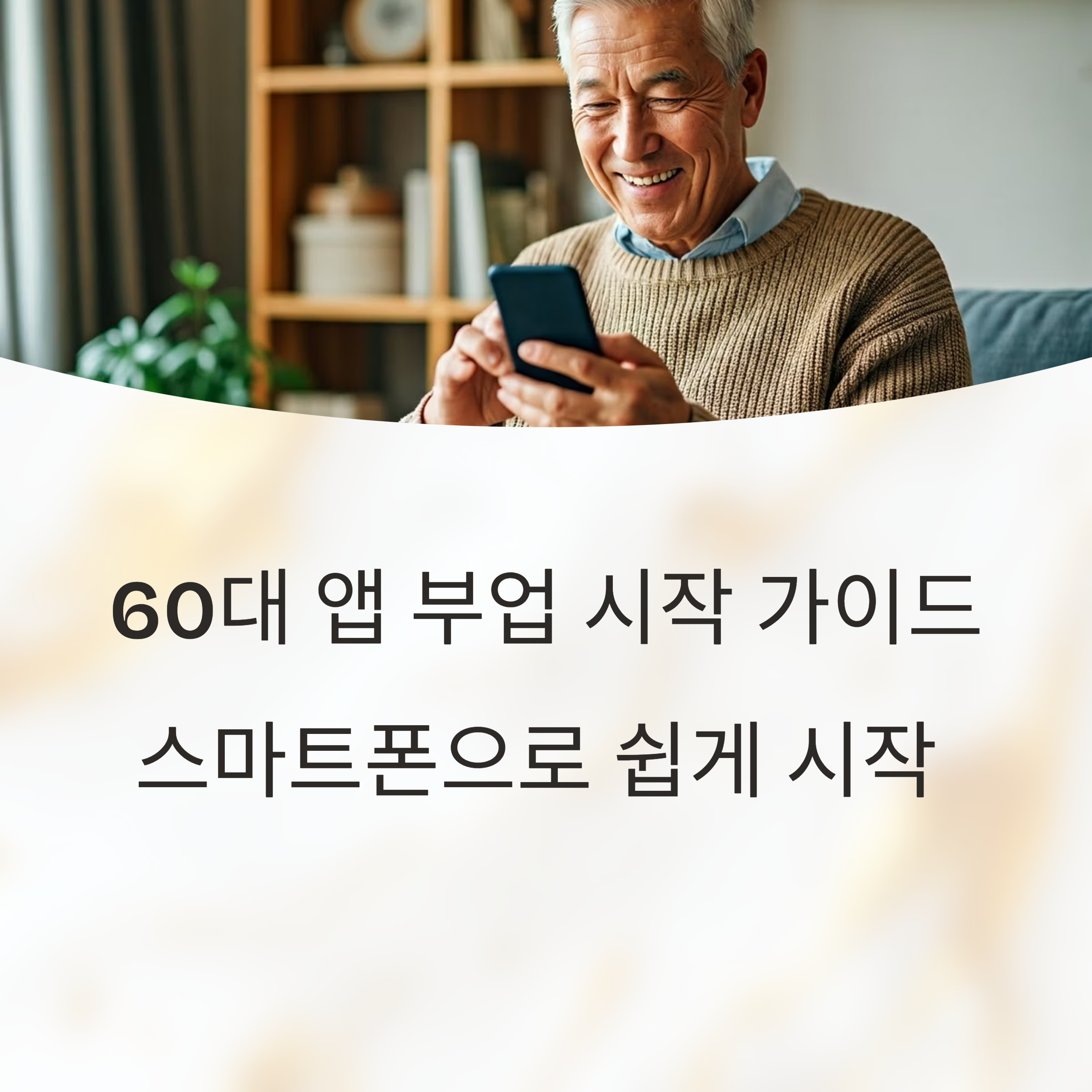 스마트폰 서툰 60대도 가능한 온라인 부업 앱 3가지