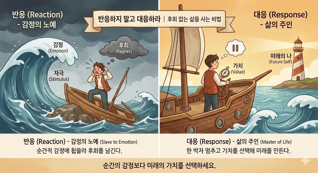 반응과 대응 이미지