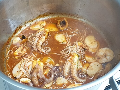 쭈꾸미볶음 볶기