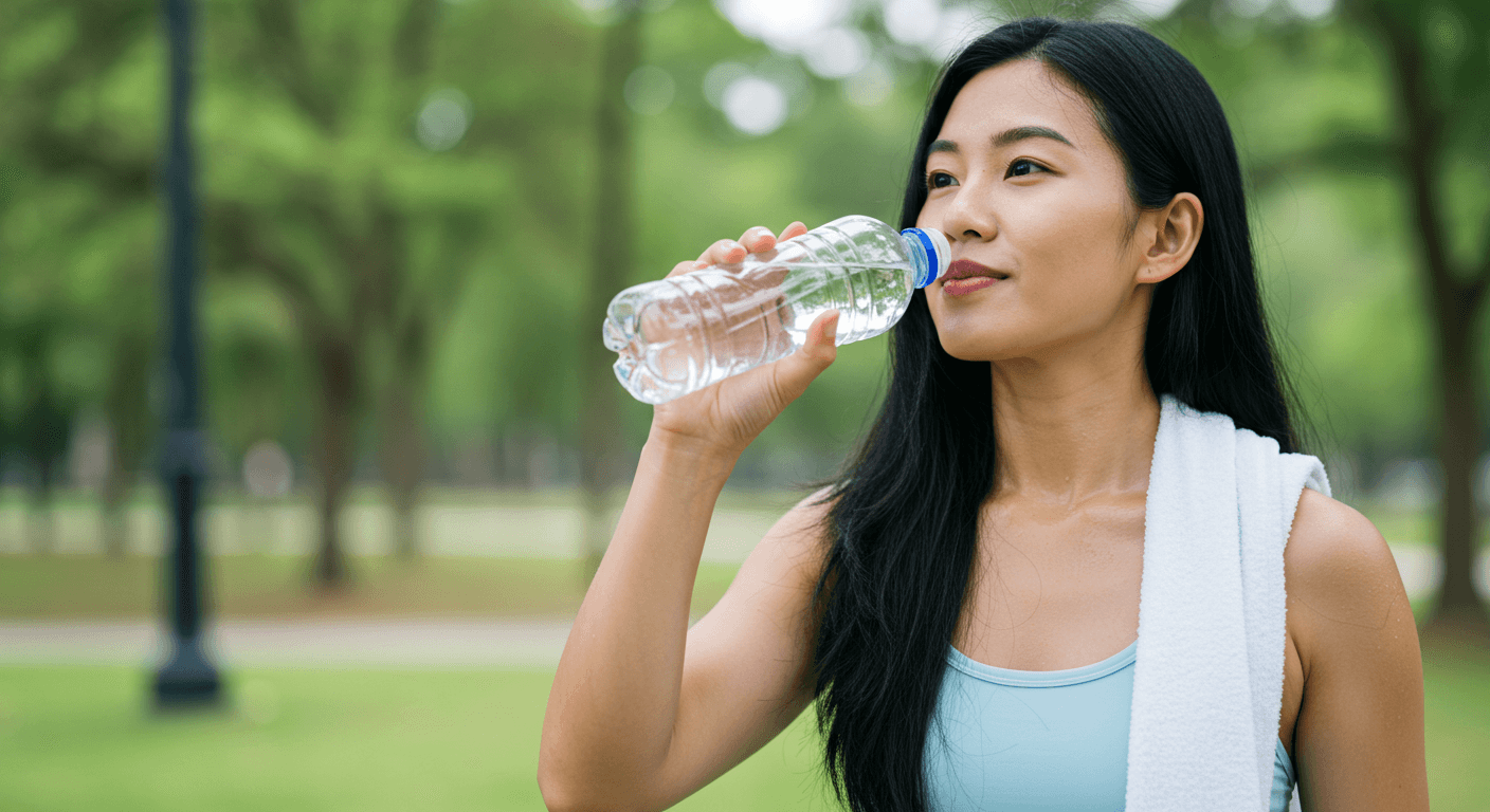땀과 수분 손실을 효과적으로 관리하는 방법