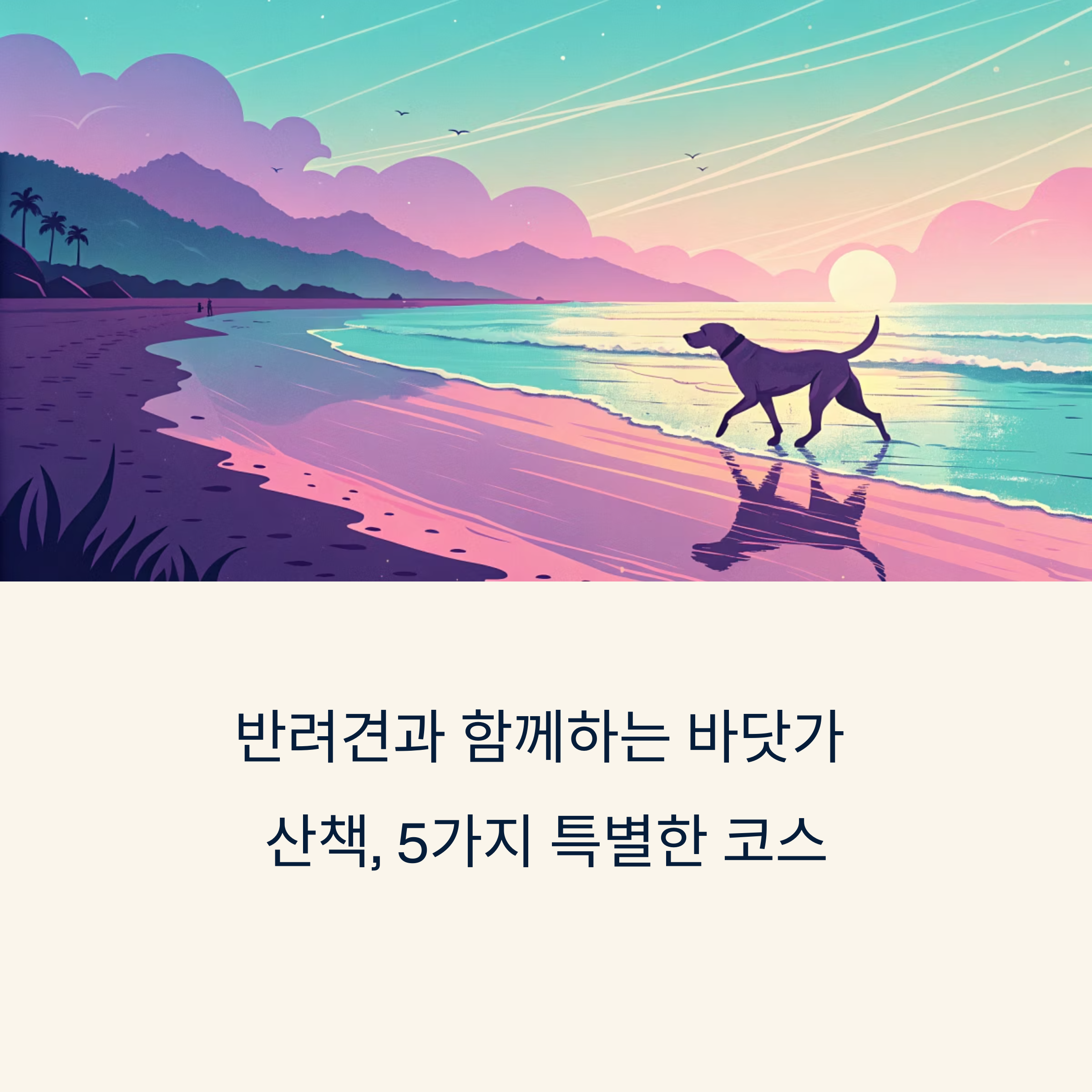 반려견과 함께 걷는 바닷가 여행 코스