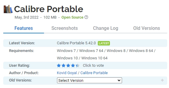Calibre-Portable