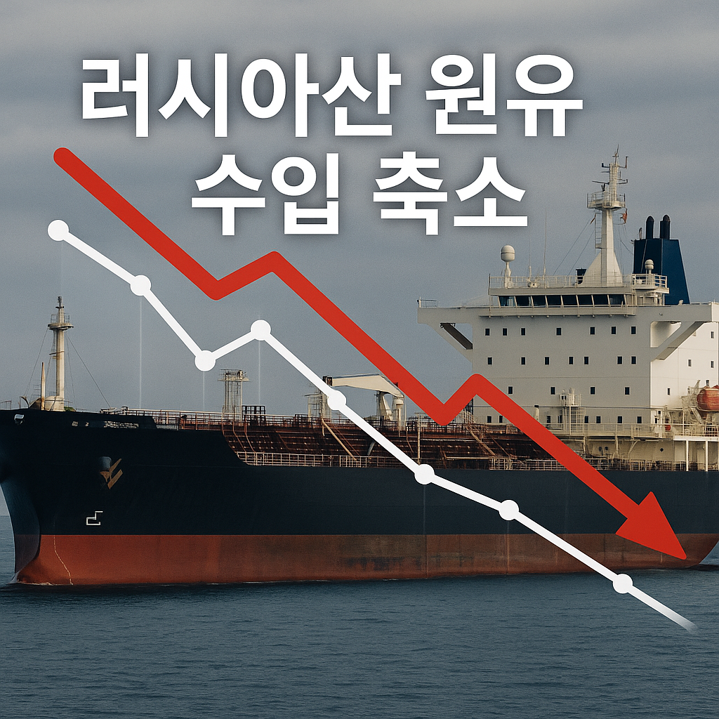 인도 러시아산 원유 수입 축소, 미국 무역 관세 인하