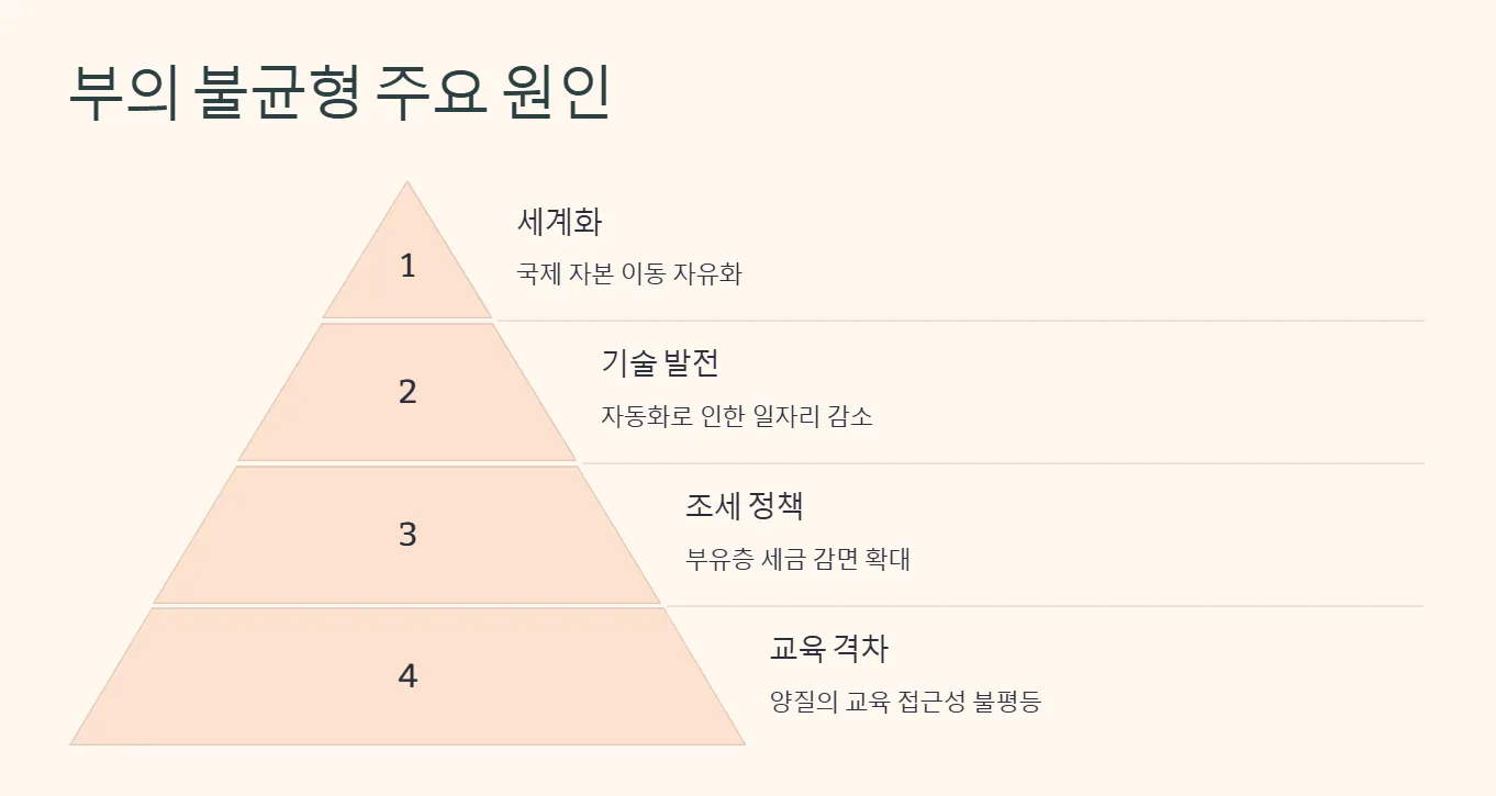 부의 불균형 주요 원인