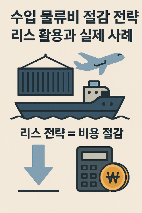 수입 물류비 절감, 리스 전략