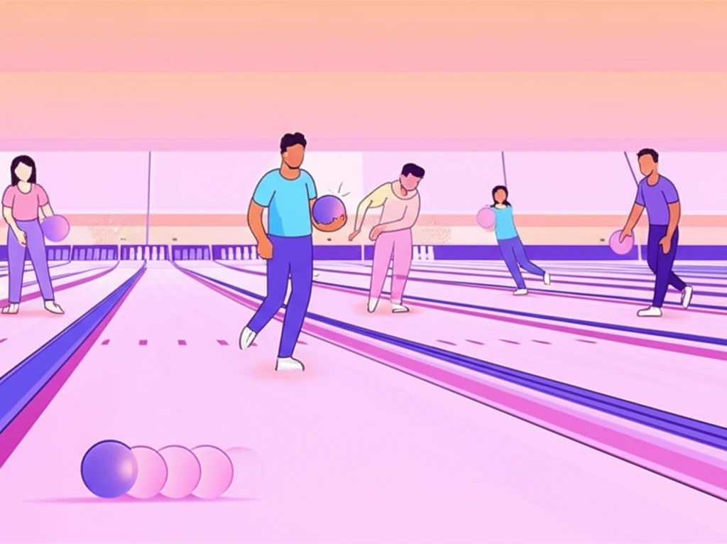 깸마니 볼링 정모: 열정과 실력, 숨..