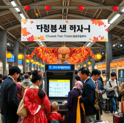 추석기차표예매 그림