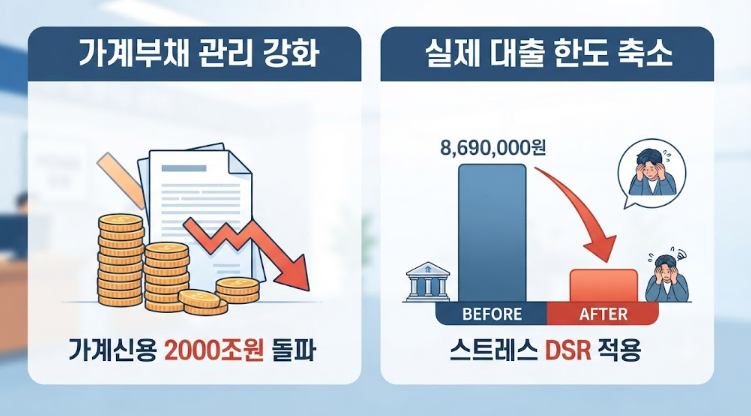 DSR 규제 강화 대출 한도