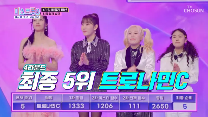 미스트롯3-4라운드-최종-5위-트로나민C