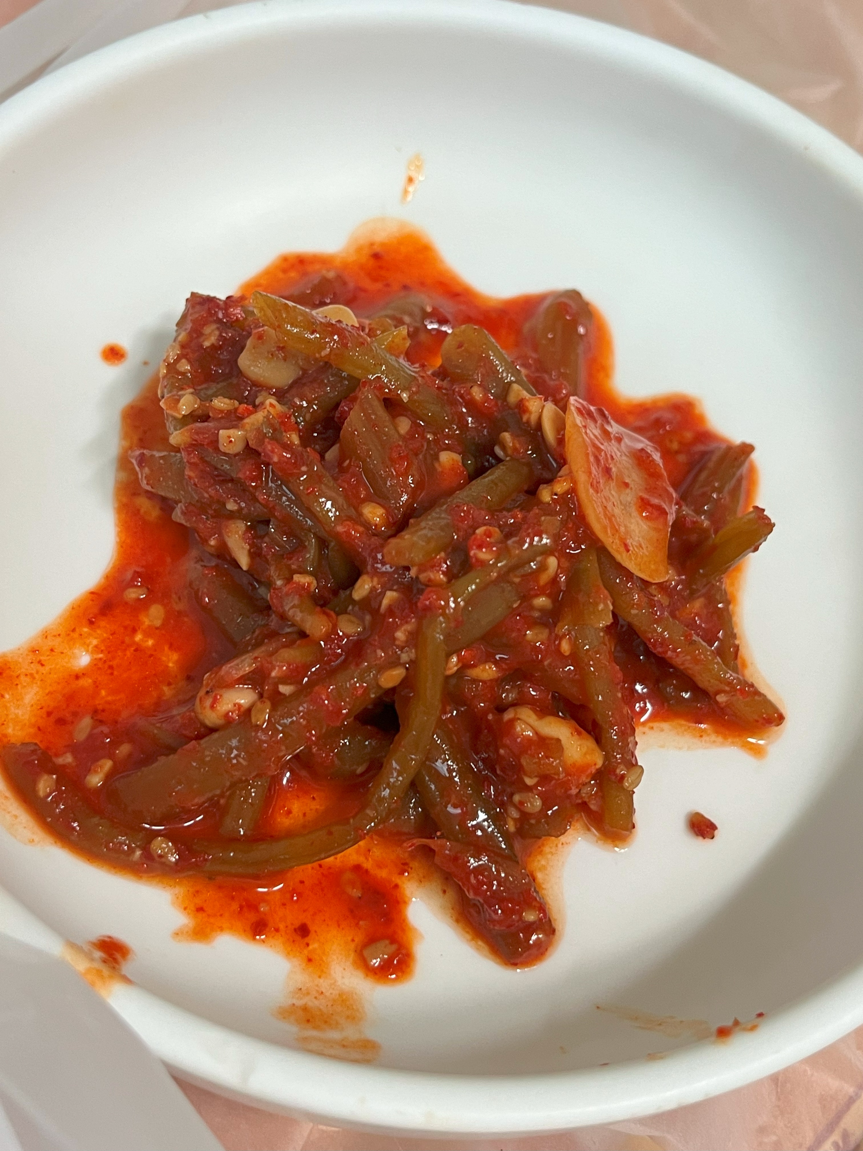 맛있었던 고구마대&amp;#44; 머우대 반찬