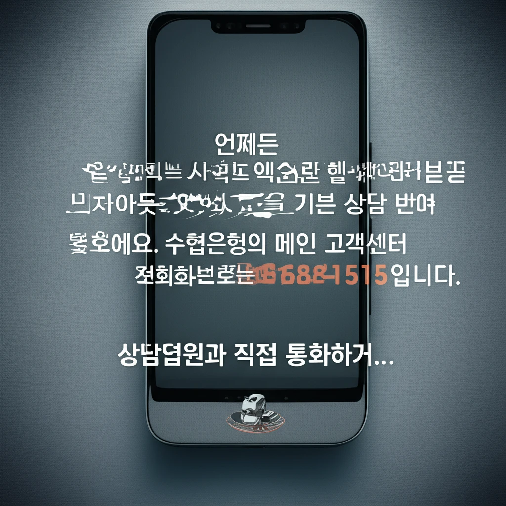 수협은행 고객센터 전화번호 및 사고신..