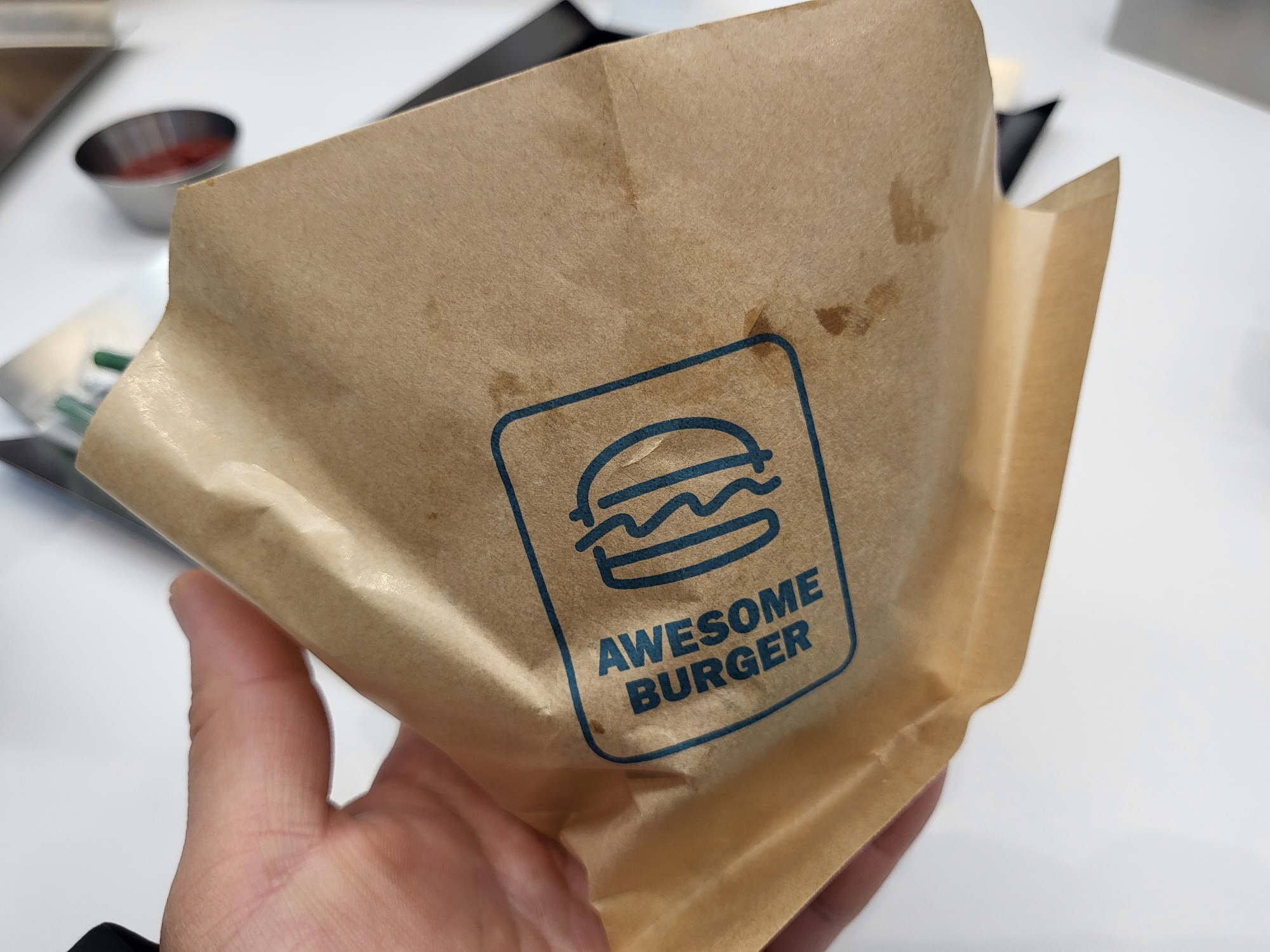 어썸버거 - 포장지