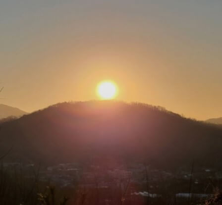 해돋이 명소 서울 (일자산) 일출 사진