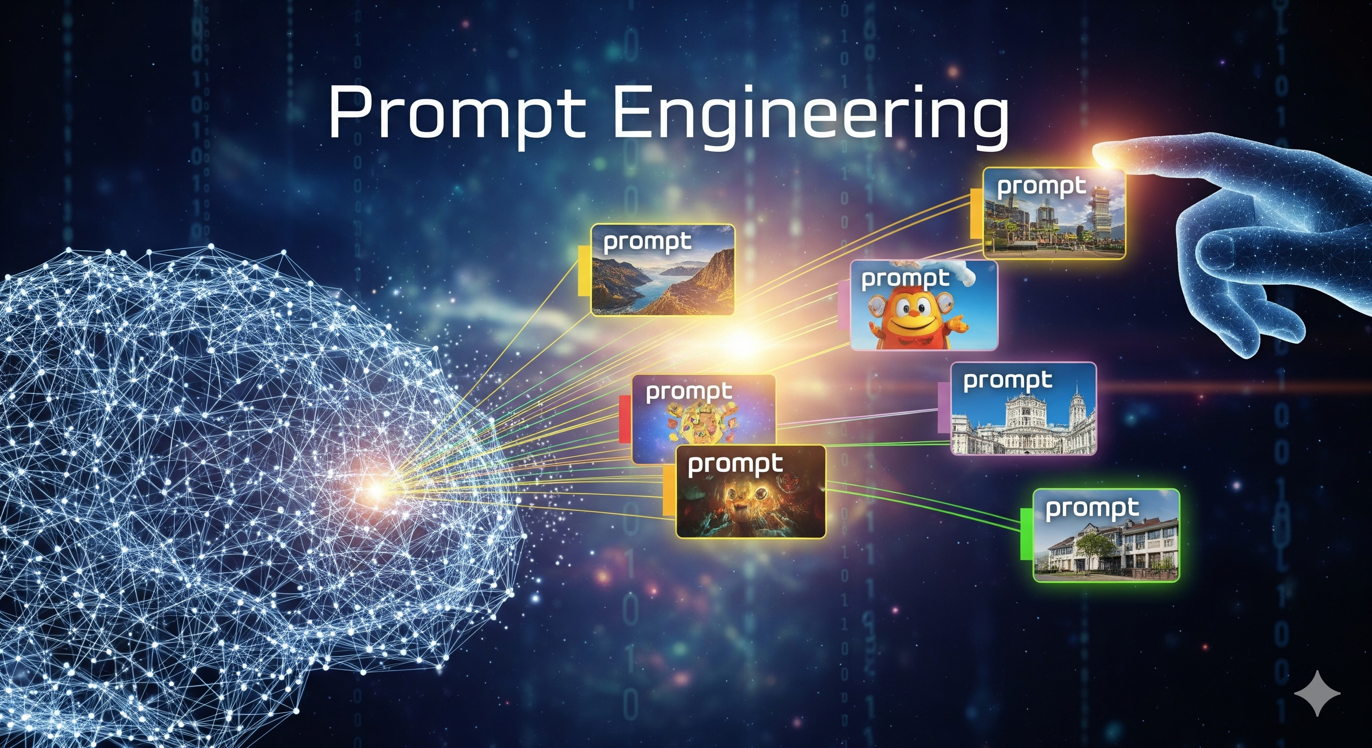 프롬프트 엔지니어링 시각화(Gemini 생성)