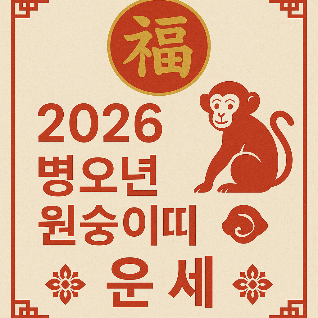 2026년 원숭이띠 신년운세 - 사진