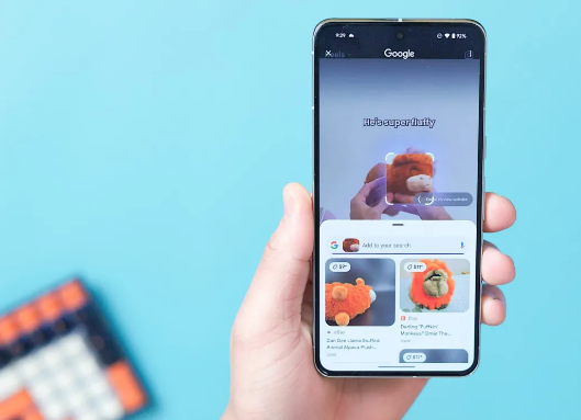 최신 구글의 Circle to Search 기능이 탑재된 안드로이드 폰(출처-9to5google)