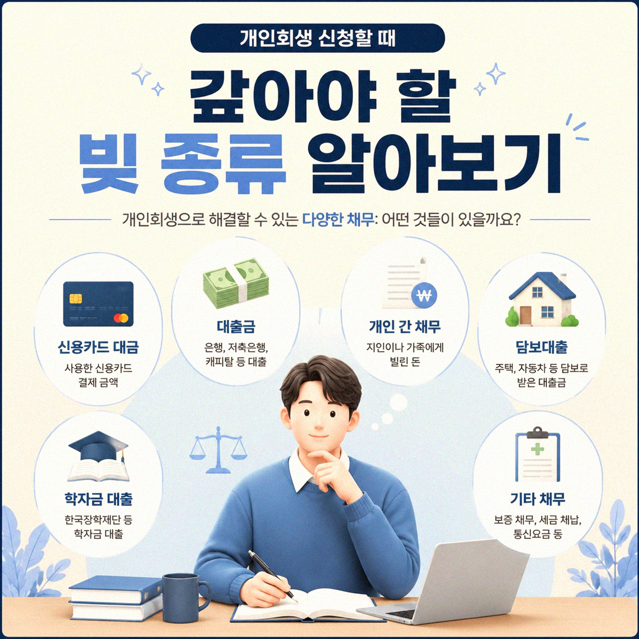 개인회생 신청 시 채권 종류, 무엇이 포함될까?