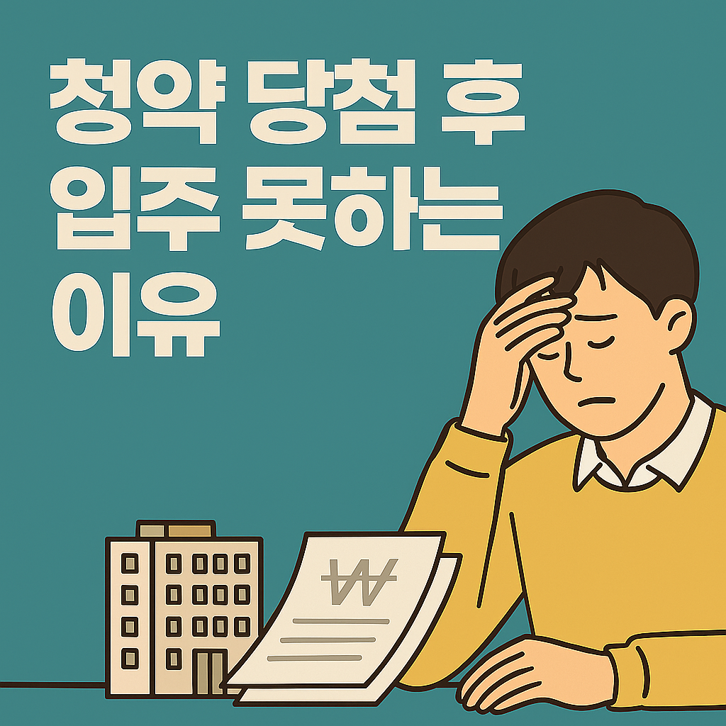 청약 당첨 후 입주 못하는 이유: 잔금 대출 막힌 실수요자의 고충