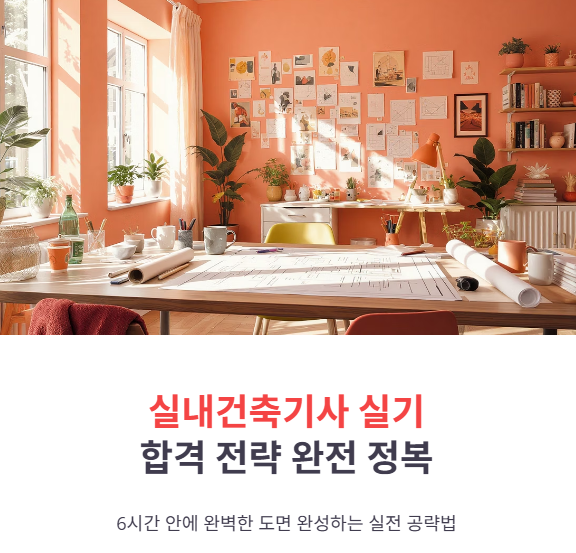 실내건축기사 실기 합격 전략 총정리